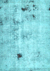 Solid Light Blue Modern Rug, abs5605lblu