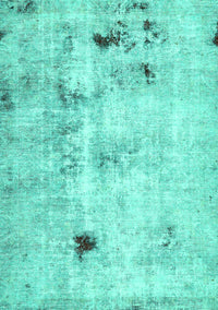 Solid Turquoise Modern Rug, abs5605turq