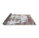 Sideview of Abstract Rose Purple Modern Rug, abs5606