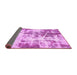 Sideview of Abstract Pink Modern Rug, abs5606pnk