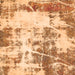 Square Abstract Orange Modern Rug, abs5606org