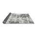 Sideview of Abstract Gray Modern Rug, abs5606gry