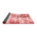 Abstract Red Modern Area Rugs