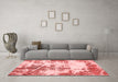 Modern Red Washable Rugs