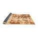 Sideview of Abstract Orange Modern Rug, abs5606org