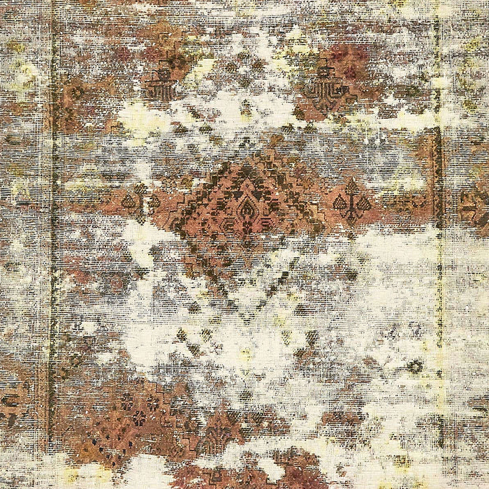 Abstract Vanilla Gold Modern Rug, abs5607