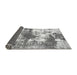 Sideview of Abstract Gray Modern Rug, abs5607gry