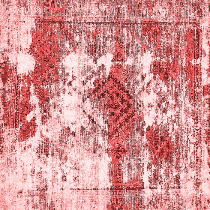 Machine Washable Abstract Red Modern Rug, wshabs5607red