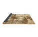 Sideview of Abstract Brown Modern Rug, abs5607brn