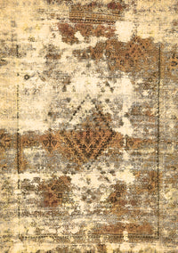 Abstract Brown Modern Rug, abs5607brn