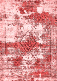 Abstract Red Modern Rug, abs5607red