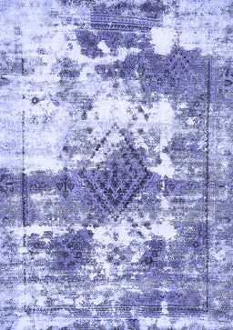 Abstract Blue Modern Rug, abs5607blu