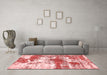 Modern Red Washable Rugs