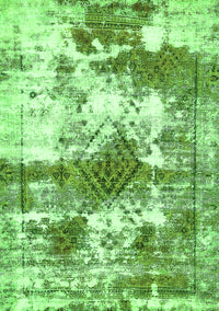 Abstract Green Modern Rug, abs5607grn