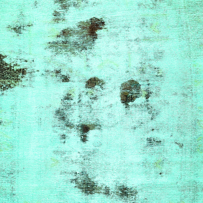 Machine Washable Solid Turquoise Modern Area Rugs, wshabs5608turq