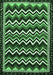 Abstract Emerald Green Modern Rug, abs5609emgrn