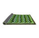 Sideview of Abstract Green Modern Rug, abs5609grn