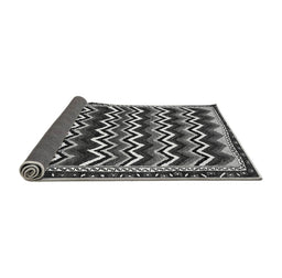 Sideview of Abstract Gray Modern Rug, abs5609gry