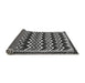 Sideview of Abstract Gray Modern Rug, abs5609gry