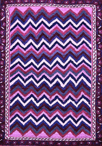 Abstract Purple Modern Rug, abs5609pur