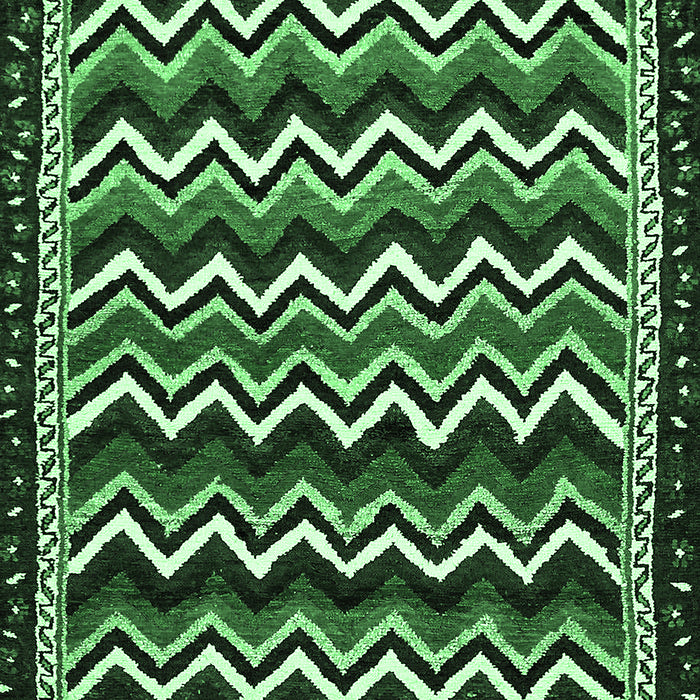 Machine Washable Abstract Emerald Green Modern Area Rugs, wshabs5609emgrn