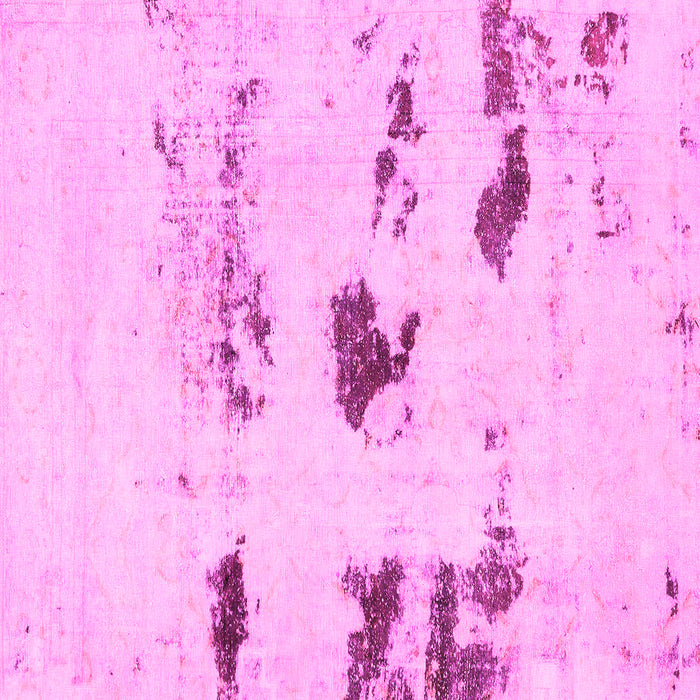 Square Machine Washable Solid Pink Modern Rug, wshabs5610pnk