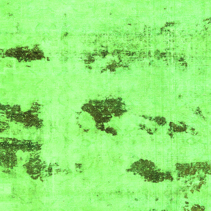 Machine Washable Solid Green Modern Area Rugs, wshabs5610grn