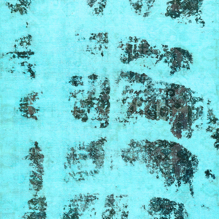 Machine Washable Abstract Light Blue Modern Rug, wshabs5611lblu