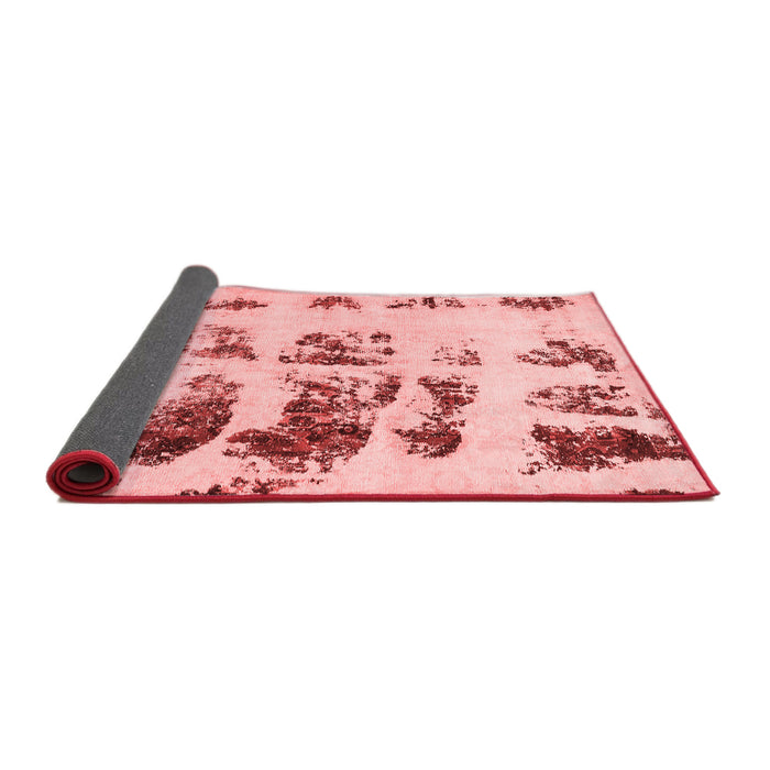 Abstract Red Modern Area Rugs
