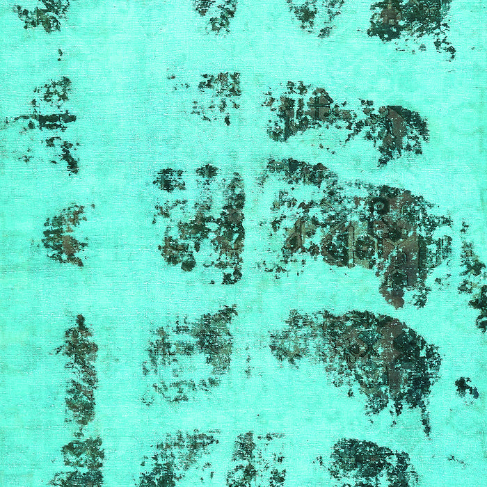 Abstract Turquoise Modern Rug, abs5611turq