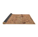 Sideview of Patchwork Brown Transitional Rug, abs5612brn