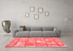 Modern Red Washable Rugs