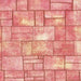 Square Machine Washable Abstract Light Salmon Pink Rug, wshabs5613