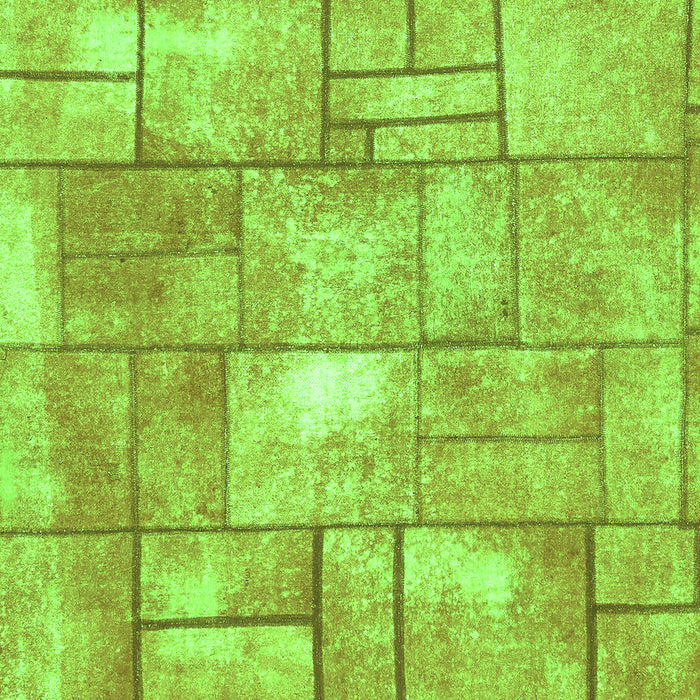 Machine Washable Abstract Green Modern Area Rugs, wshabs5613grn