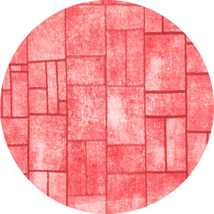 Machine Washable Abstract Red Modern Rug, wshabs5613red