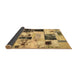 Sideview of Patchwork Brown Transitional Rug, abs5614brn