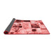 Patchwork Red Transitional Area Rugs