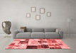 Transitional Red Washable Rugs