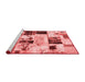 Transitional Red Washable Rugs