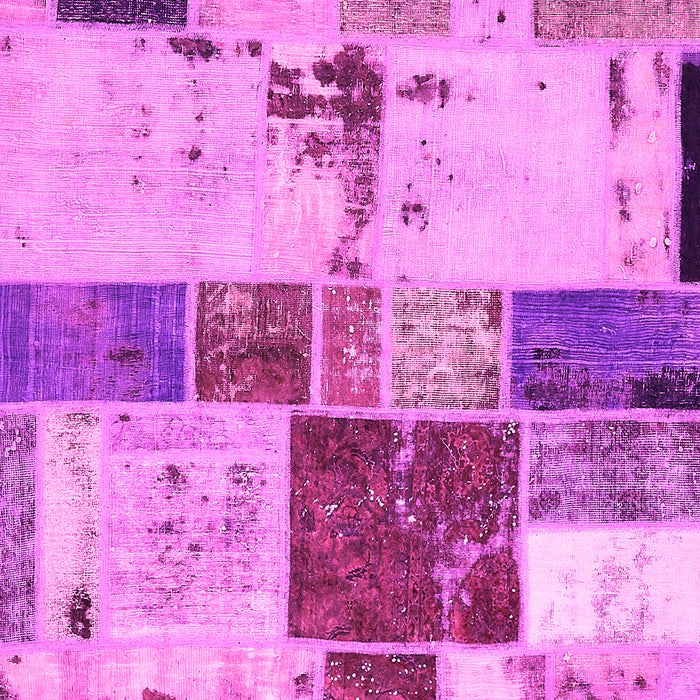 Patchwork Pink Transitional Rug, abs5615pnk