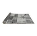 Sideview of Patchwork Gray Transitional Rug, abs5615gry