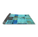 Sideview of Patchwork Light Blue Transitional Rug, abs5615lblu