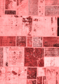 Patchwork Red Transitional Rug, abs5615red