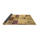 Sideview of Patchwork Brown Transitional Rug, abs5615brn