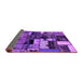 Sideview of Patchwork Purple Transitional Rug, abs5616pur