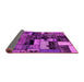 Sideview of Patchwork Pink Transitional Rug, abs5616pnk