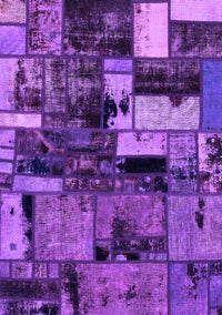 Patchwork Purple Transitional Rug, abs5616pur