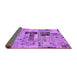 Sideview of Patchwork Pink Transitional Rug, abs5617pnk