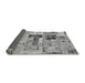 Sideview of Patchwork Gray Transitional Rug, abs5617gry