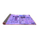 Sideview of Patchwork Purple Transitional Rug, abs5617pur